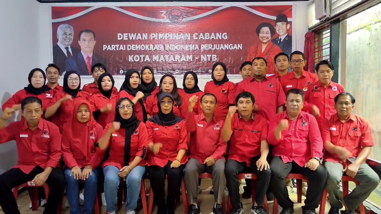 PDI-P Mataram Tetap Setia dan Dukung Megawati Kembali Pimpin Partai