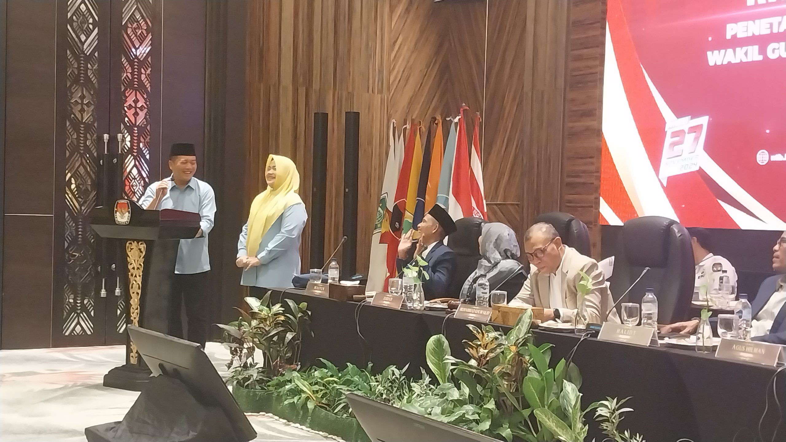 KPU NTB Tetapkan Iqbal – Dinda Sebagai Gubernur dan Wakil Gubernur NTB Terpilih