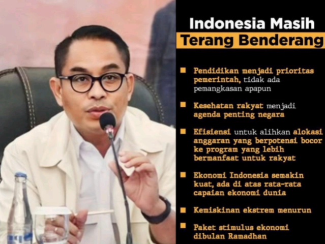 Efisiensi Anggaran Jangan Panik, Sudirsah : Indonesia Masih Terang Benderang