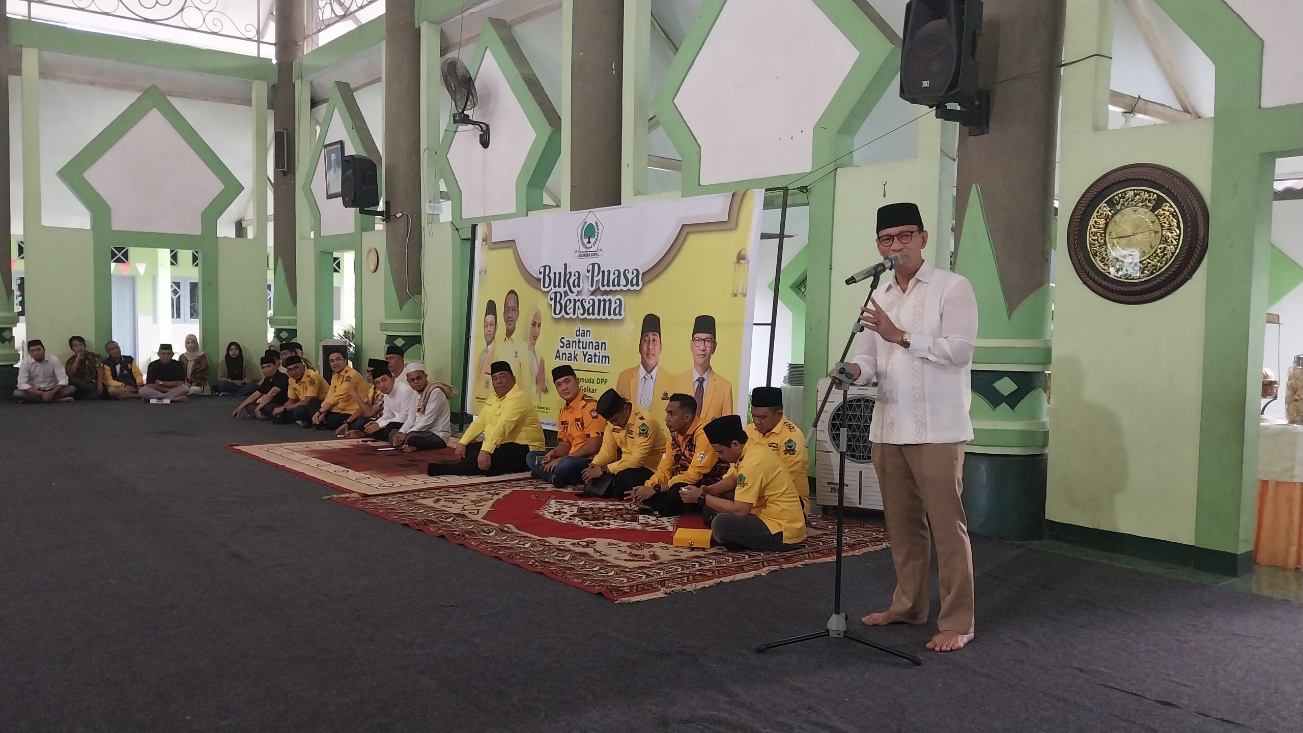 Berbagi Kebahagian Ramadhan, AMPG NTB Beri Santunan 150 Anak Yatim