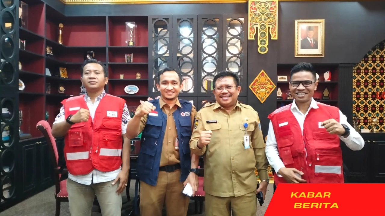 Plt Ketua PMI Lombok Barat Temui Bupati LAZ, Laporkan Kesiapan Muskab