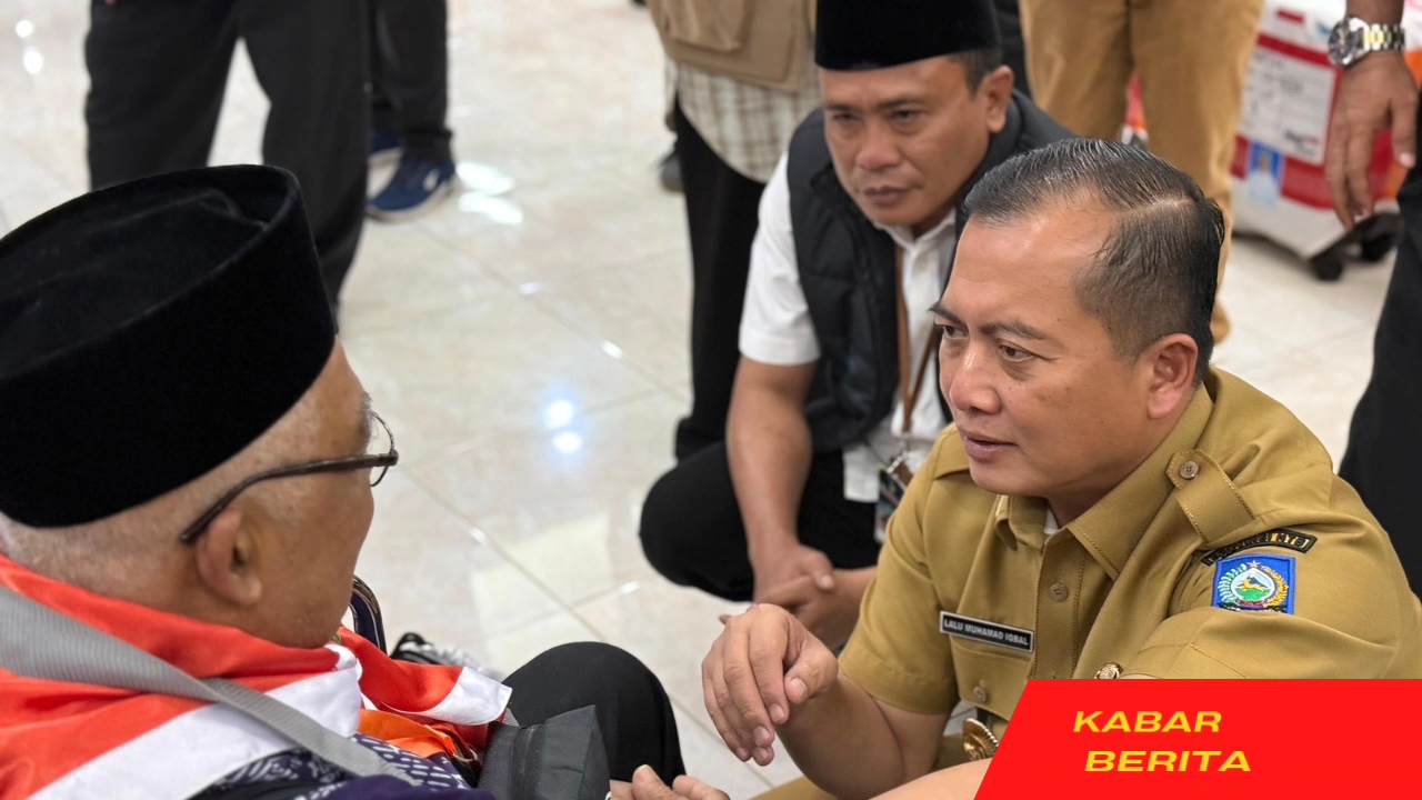 Gubernur NTB Lalu Iqbal Pesan CJH Kurangi Pegang Hp dan Fokus Ibadah