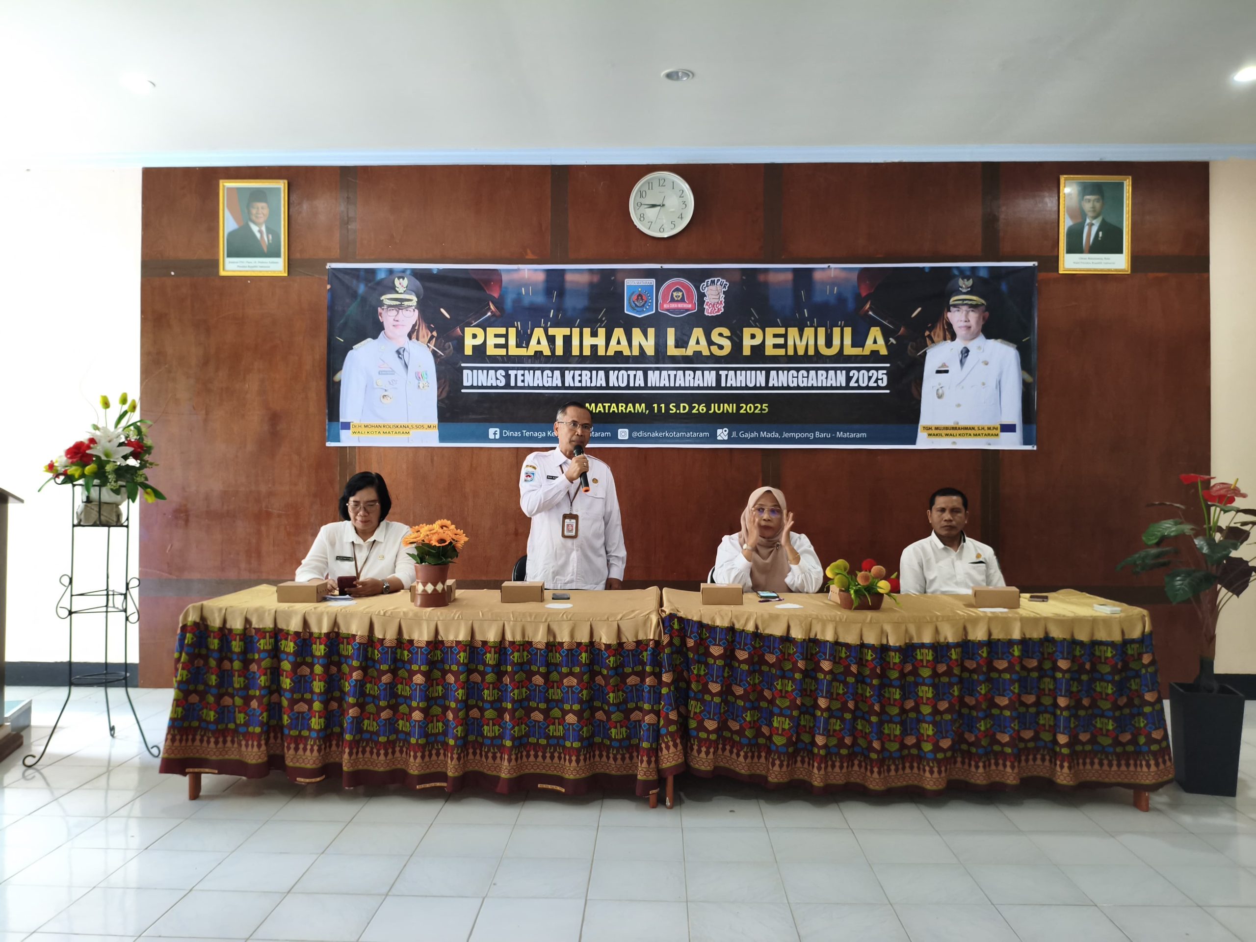 Tekan Angka Pengangguran, Disnaker Mataram Gelar Pelatihan Las
