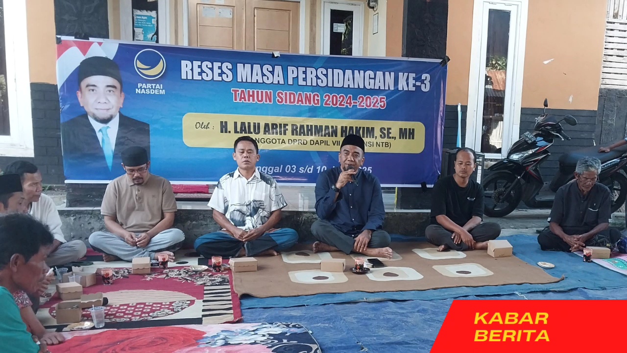 Bukan Sekadar Rutinitas, Reses Lalu Arif Berisi dan Kongkrit