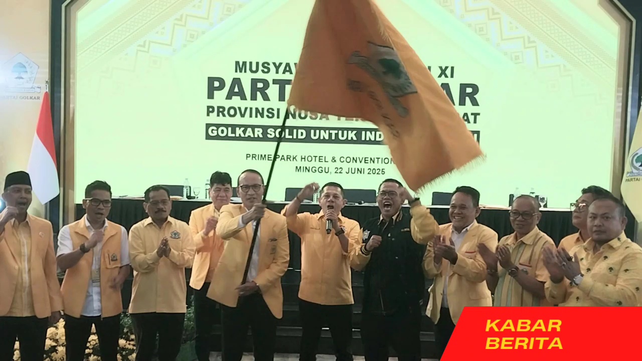 Catat Sejarah, Mohan Pimpin Golkar NTB Untuk Periode Kedua