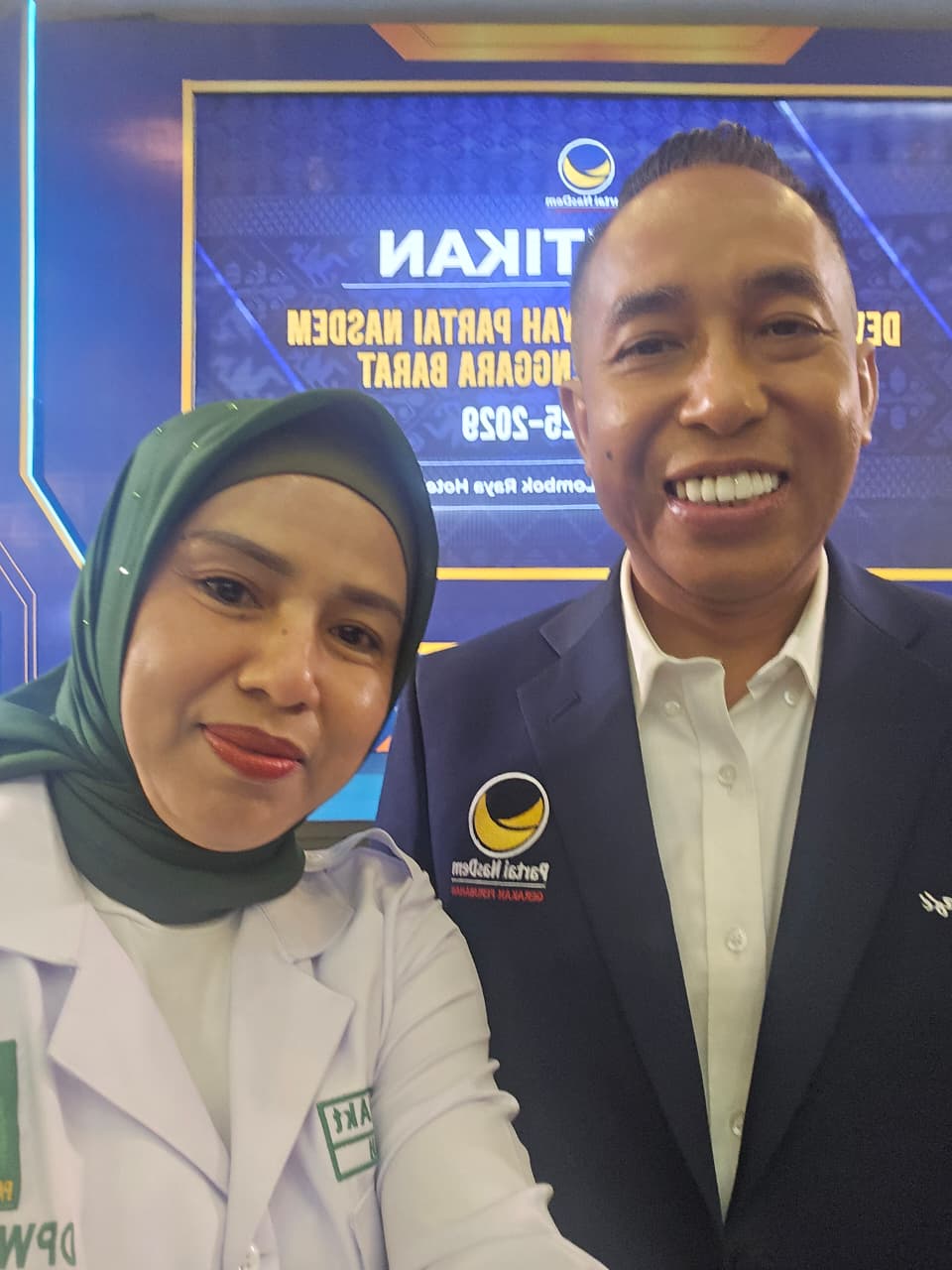 Ketua DPW PBB NTB Nadirah Al-Habsy Sampaikan Selamat Ke Mori Hanafi