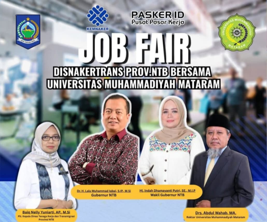 Job Fair Disnakertrans NTB dan UMMAT Buka Ribuan Peluang Kerja, Rekrutmen Langsung di Tempat!