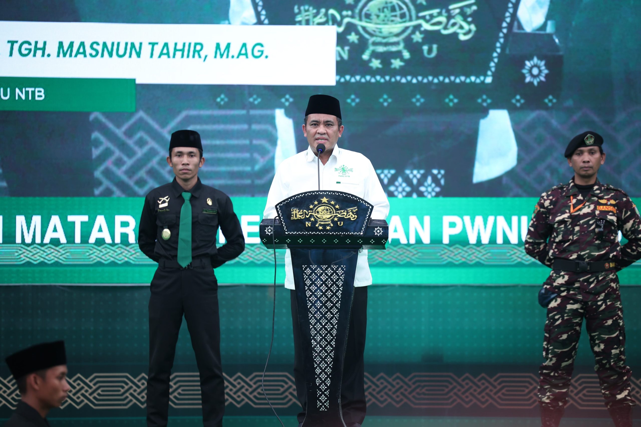 Pelantikan Pengurus PWNU NTB, Prof Masnun : Saya Tegak Lurus Dengan PBNU
