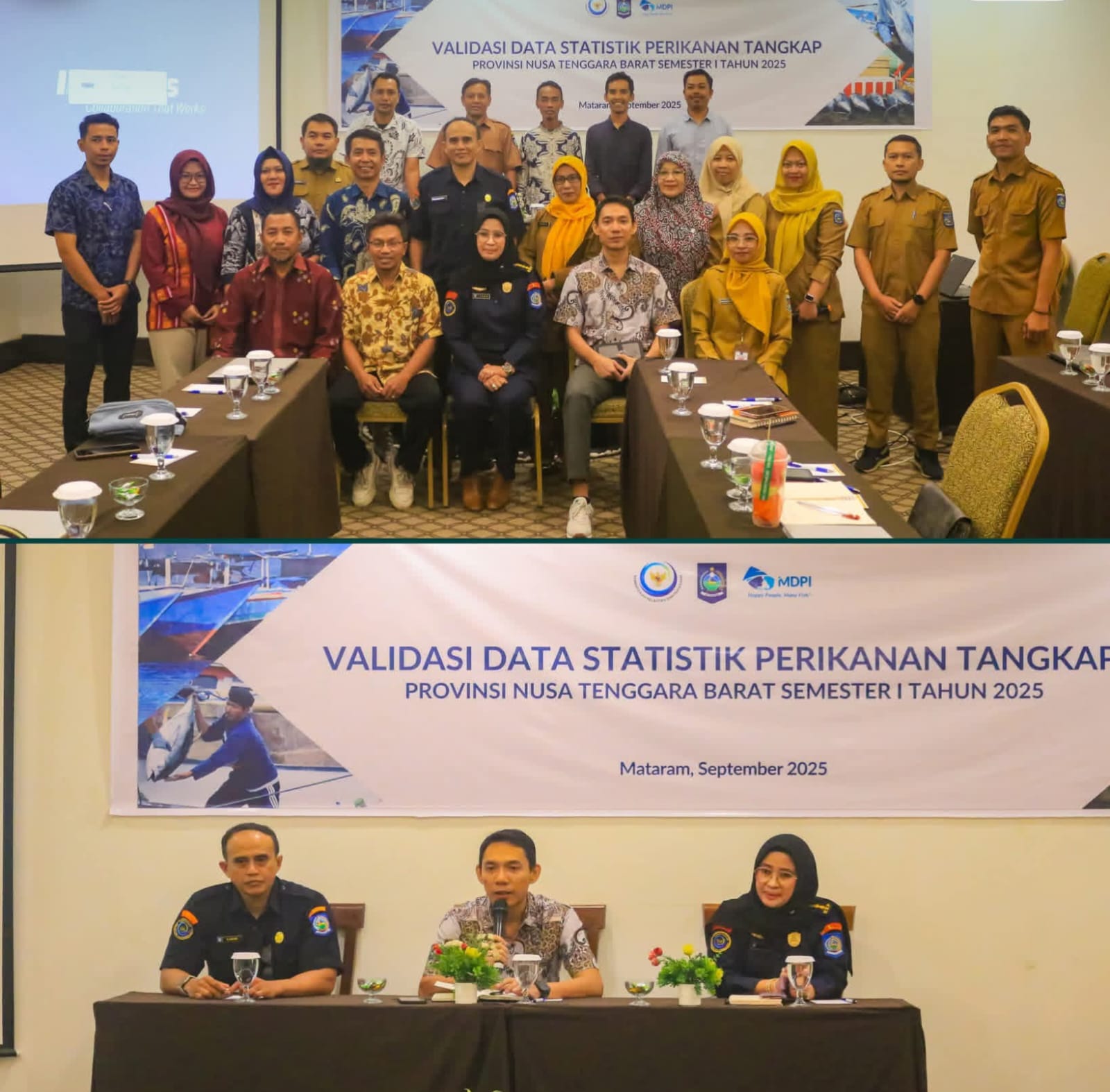 Dislutkan dan Statistik Kolaborasi Memperkuat Sistem Statistik Perikanan Tangkap di NTB