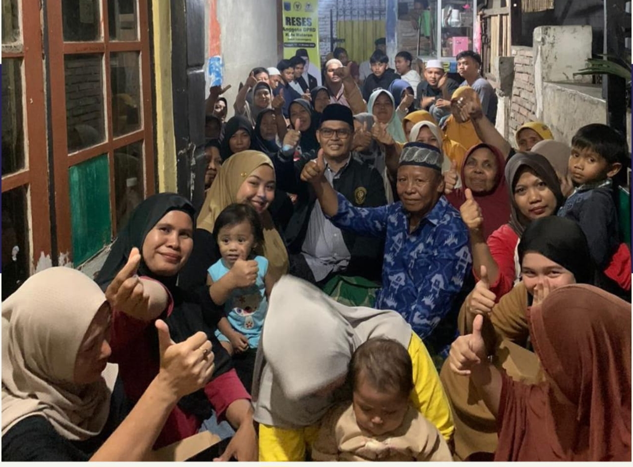Reses di Karang Mas-Mas, Abdul Malik Serap Aspirasi Warga