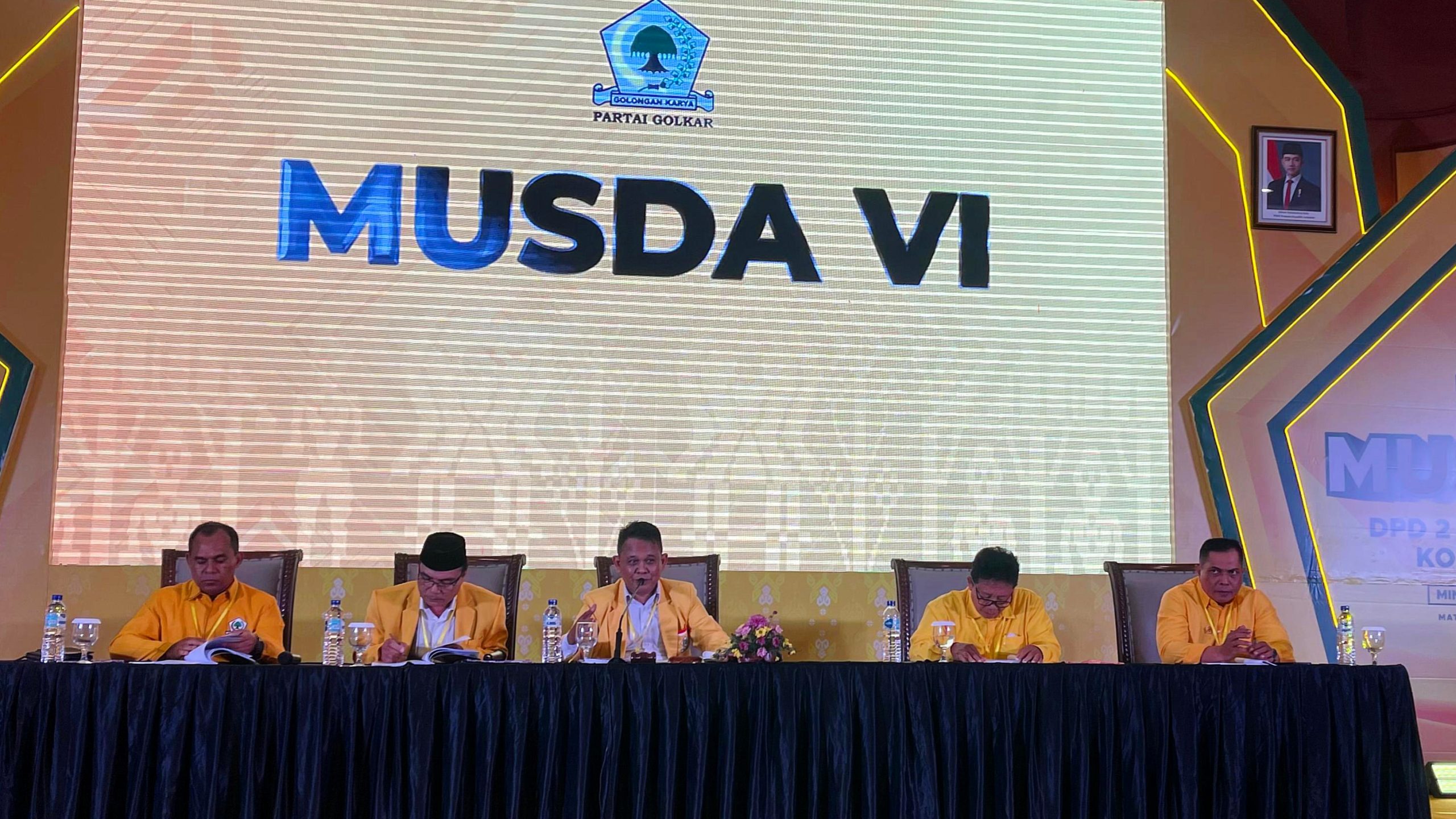 Mohan Roliskana Buka Musda VI Golkar Mataram, Rino Rinaldi Calon Tunggal Ketua