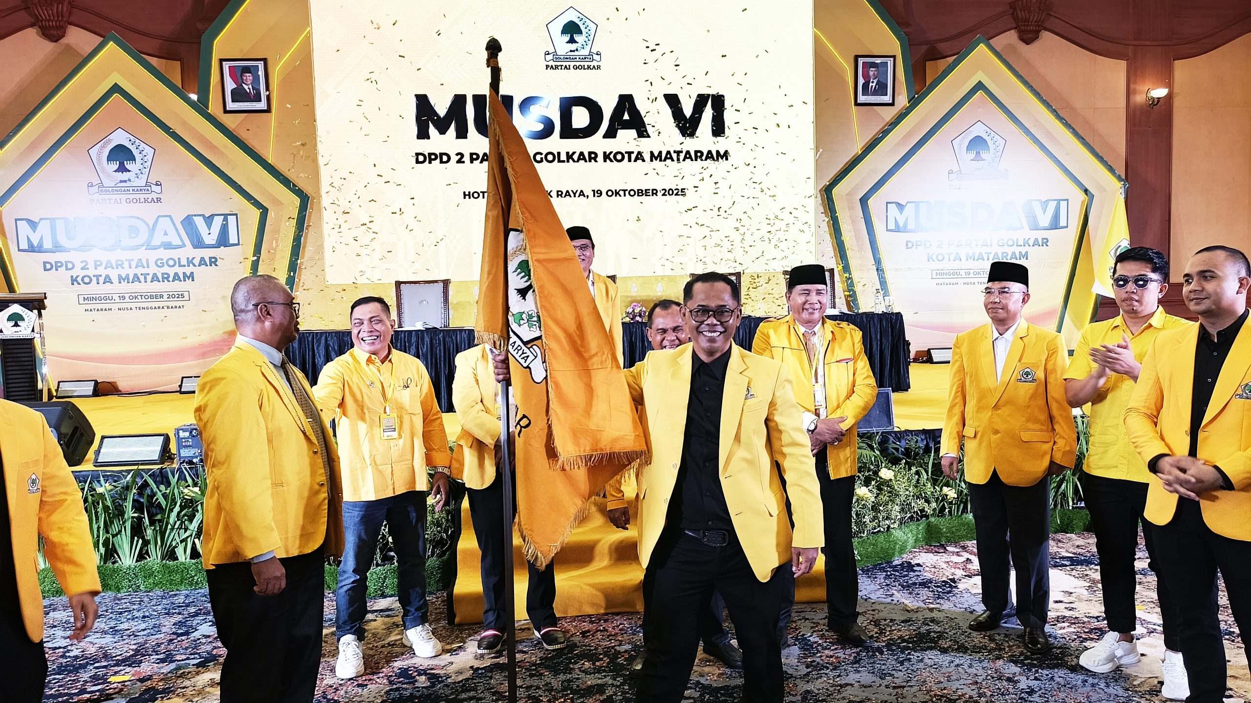 Terpilih Aklamasi, Rino Rinaldi Siap Bawa Golkar Jadi Rumah Teduh untuk Semua Kader