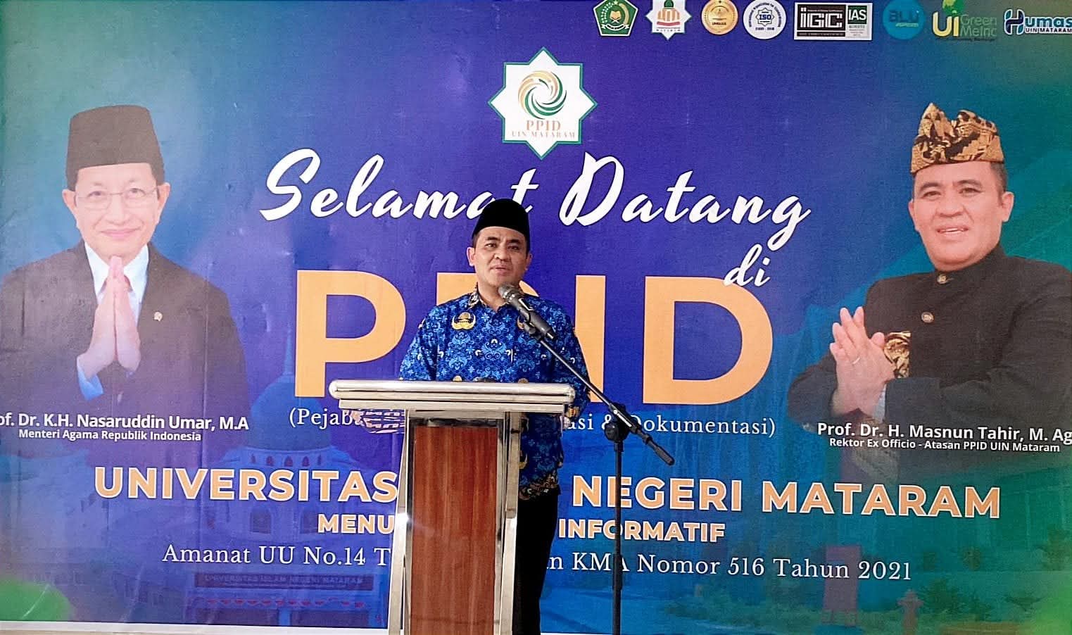Prof. Mansun Tegaskan Komitmen Transparansi UIN Mataram Menuju Kampus Informatif