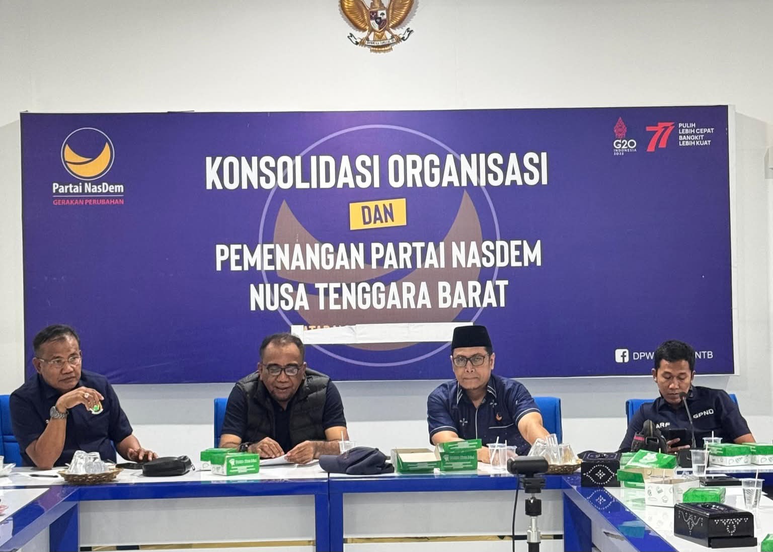 Lebih Dekat Dengan Rakyat, Nasdem NTB Rayakan Hari Jadi Partai Dengan Kegiatan Donor Darah