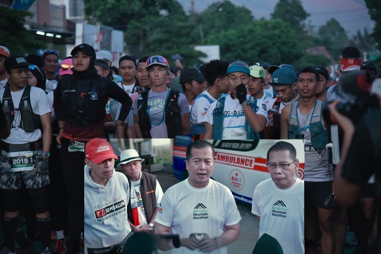 Lepas Peserta Sembalun Mountain Marathon, Gubernur NTB Dorong Masyarakat Lokal Perbanyak Event