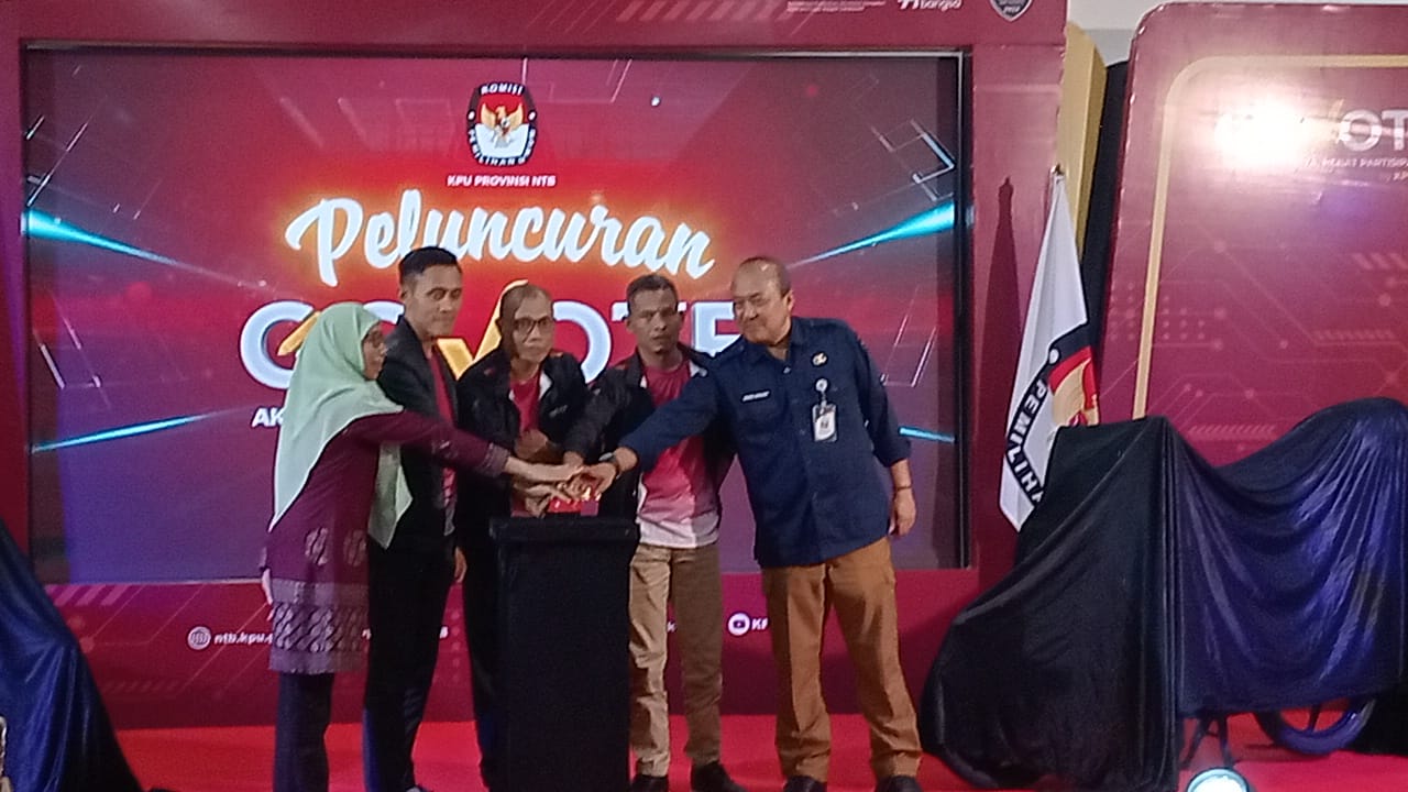 KPU NTB Luncurkan Go Vote Guna Validasi Data dan Edukasi Pemilih