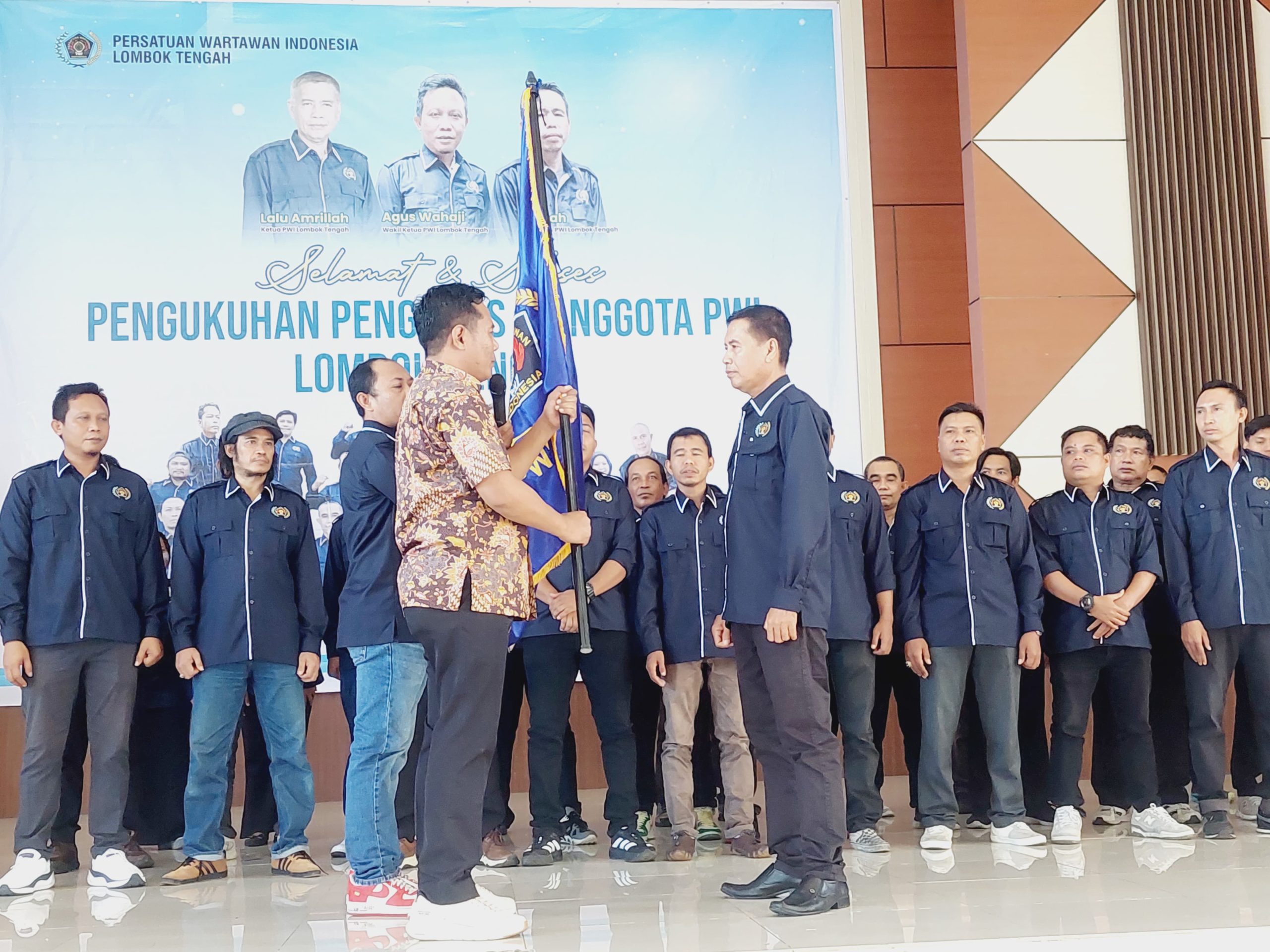 Lalu Amrillah Pimpin PWI Loteng, Siap Jadi Mitra Strategis Pembangunan Daerah