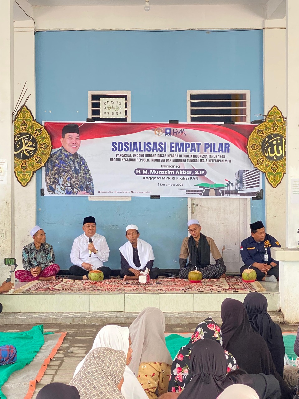 Sosialisasikan Empat Pilar di Ponpes Kampung Sahabat Al-qur’an Gerung, Muazzim Akbar : Santri Garda Terdepan Moral Bangsa