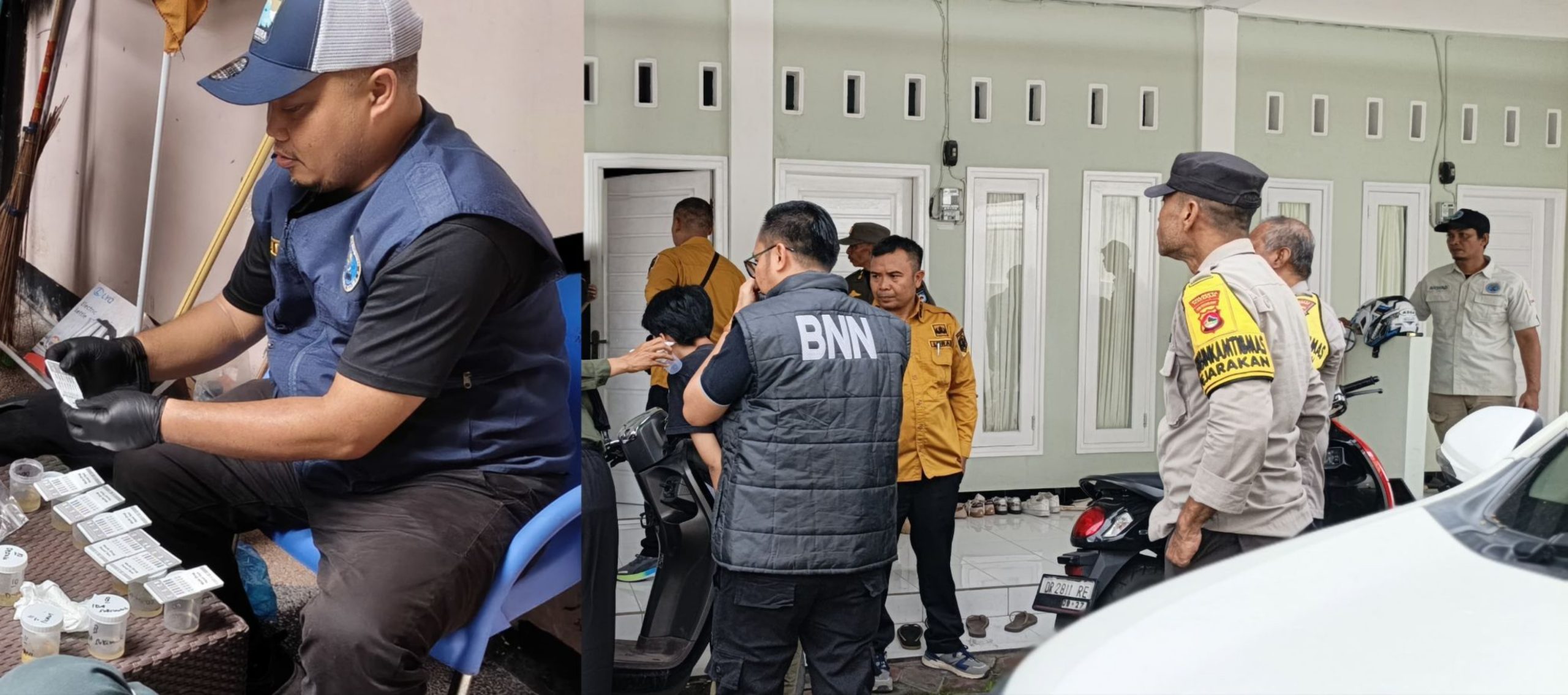 Sasar Kos-Kosan, BNN Mataram Berhasil Amankan Delapan Orang Terindikasi Positif Konsumsi Narkoba