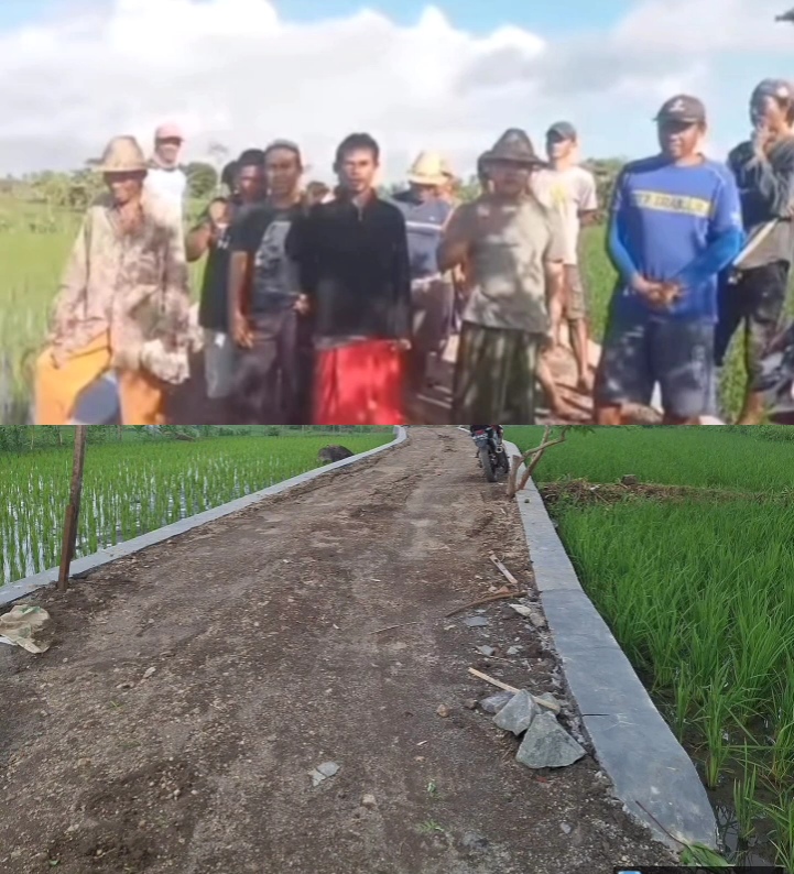 Jalan Mulus Mentereng, Warga Praya Tengah Sampaikan Terimakasih Kepada Lalu Muhibban