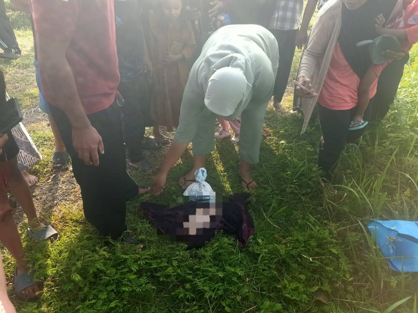 Heboh Orok Bayi Ditemukan Tergeletak DiPinggir Jalan Bypass Sengkol, Polres Loteng Langsung Selidiki