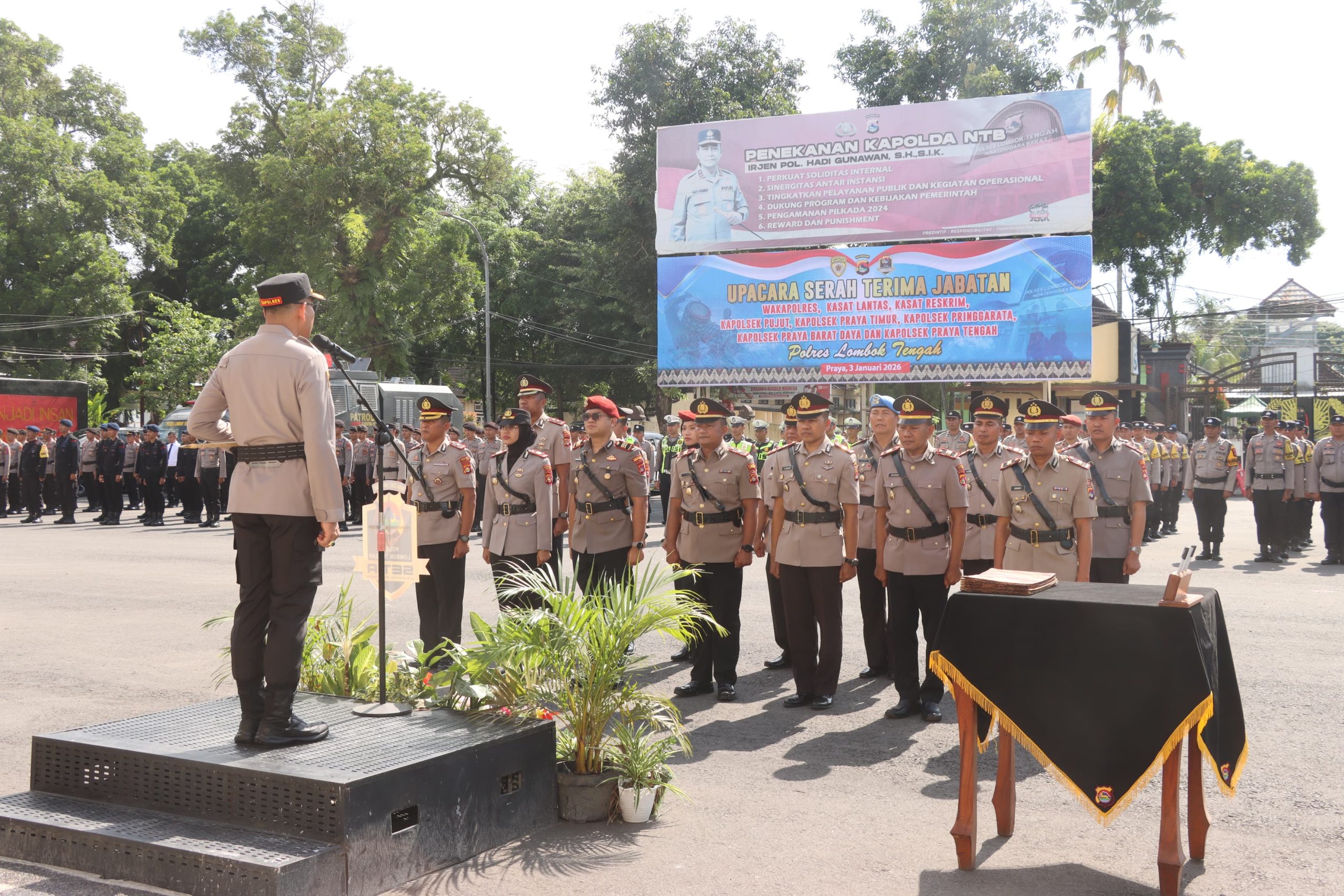 Wakapolres dan Sejumlah PJU Dirotasi, Ini penjelasan Kapolres Loteng