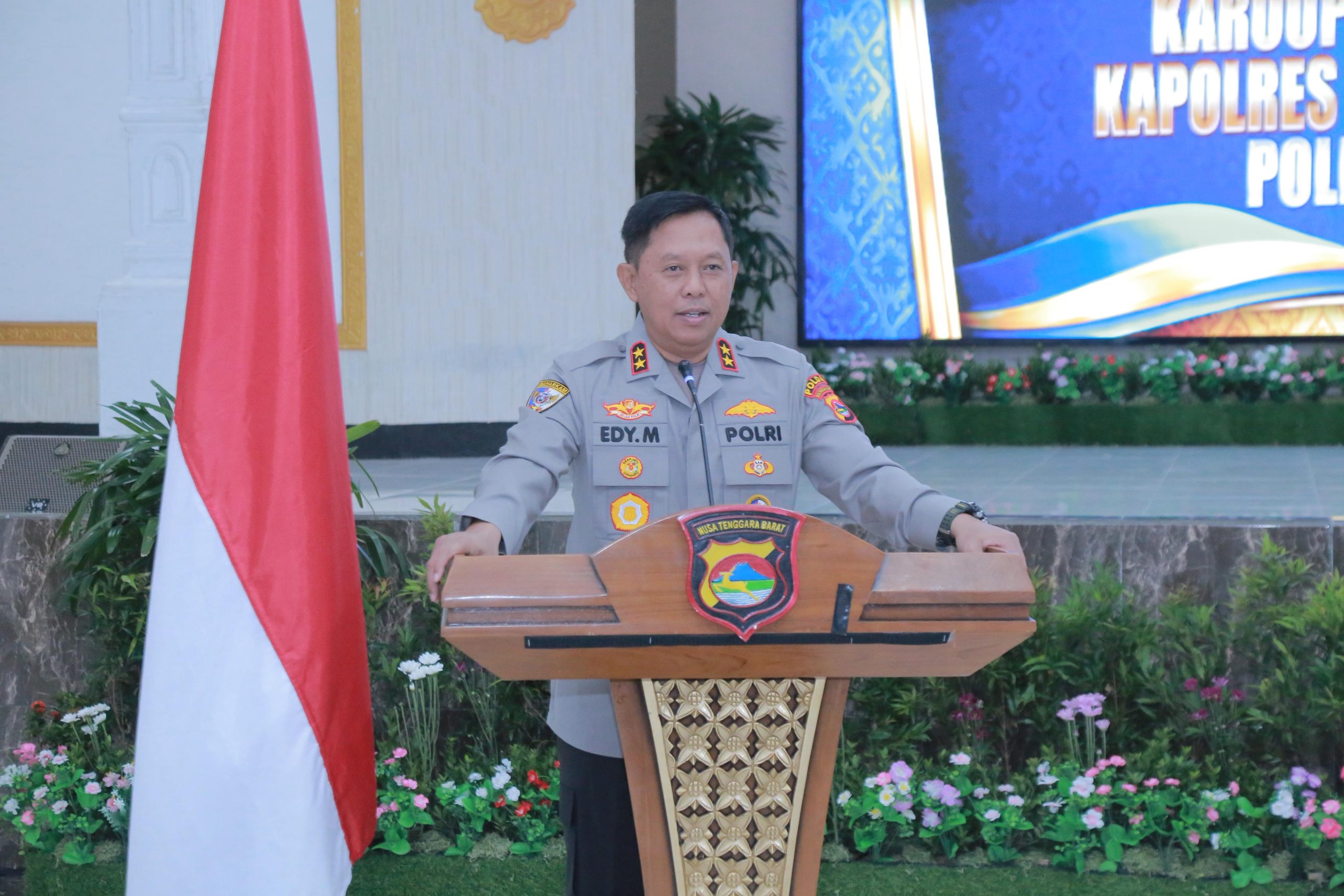 Pisah Sambut Pejabat Lingkup Polda NTB, Ini Arahan Kapolda