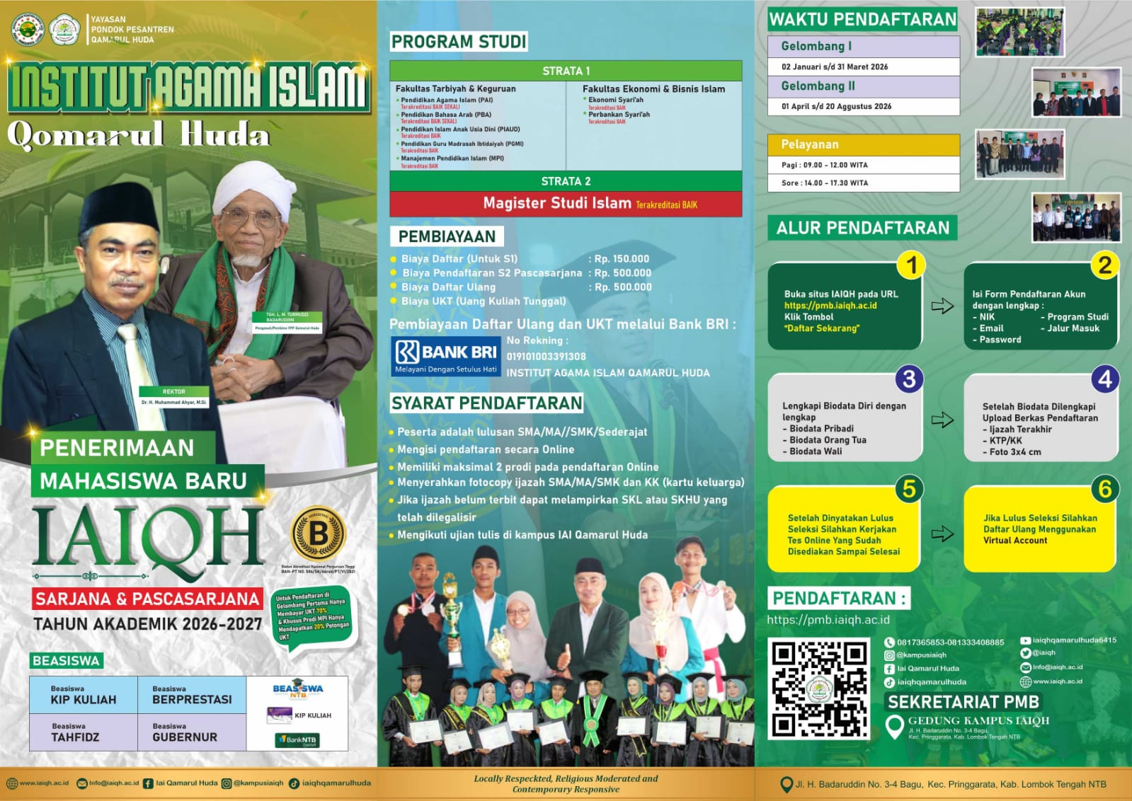 Buka Penerimaan Mahasiswa Baru, IAIQH Sediakan Jalur Beasiswa