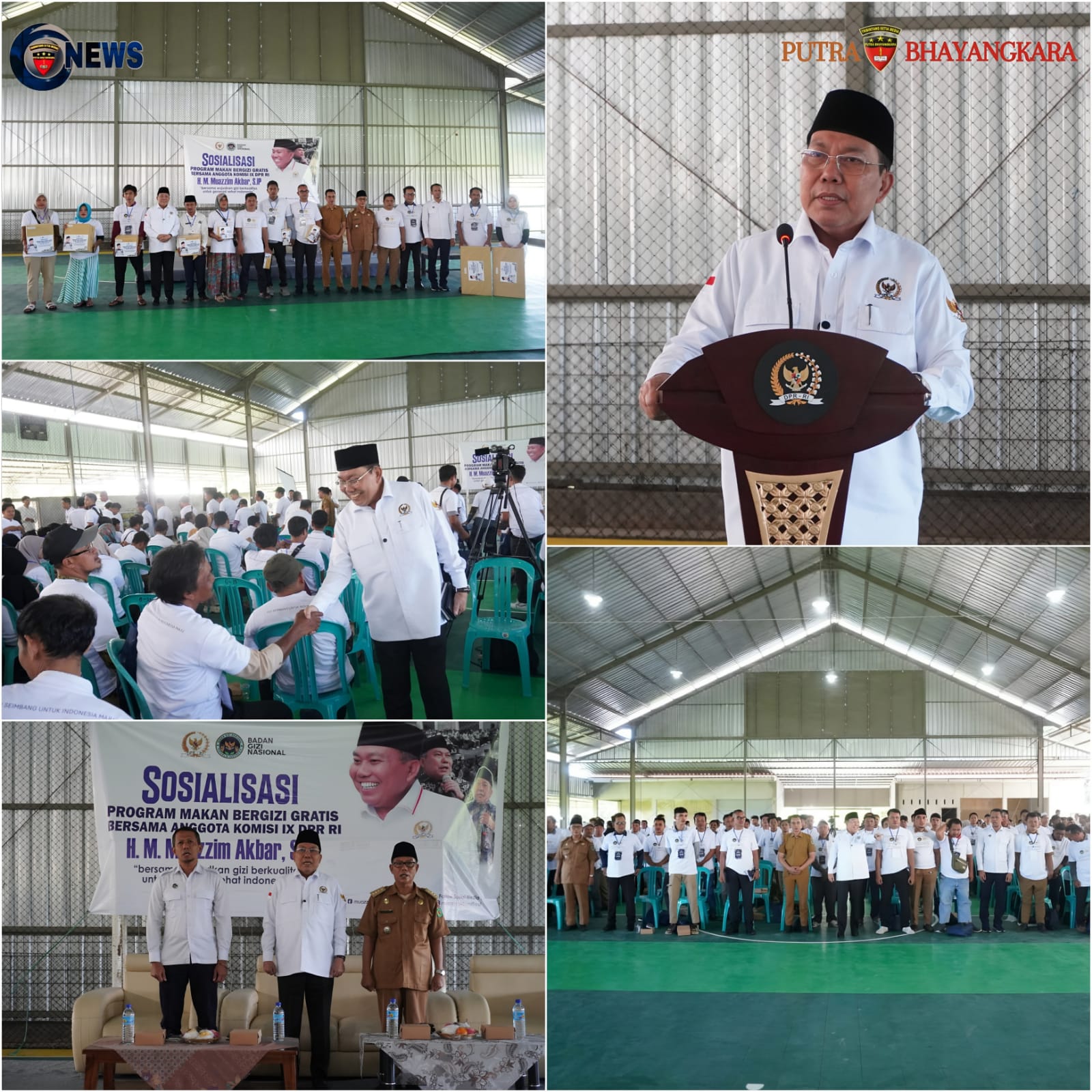 Sosialisasi Program MBG di Desa Sokong, Muazzim Akbar Tekankan Pentingnya Gizi bagi Masa Depan Anak