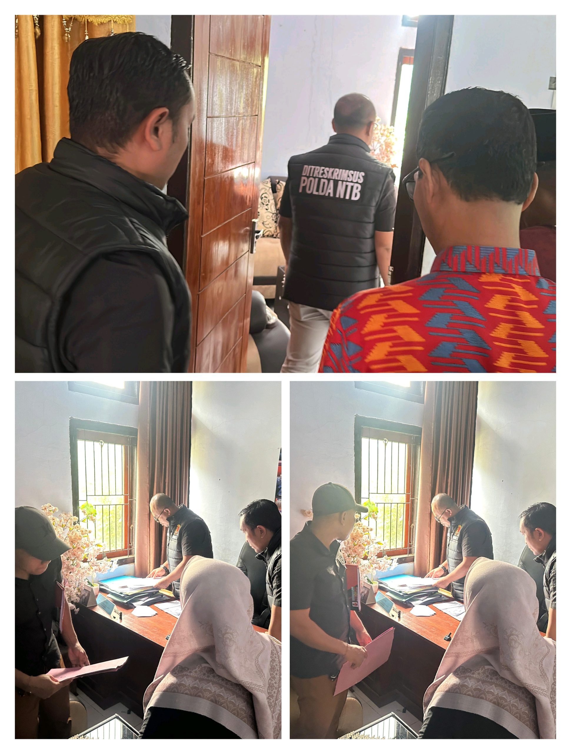 Bongkar Pungli Ditreskrimsus Polda NTB Amankan Sejumlah Dokumen Saat Geledah Dikpora Bima