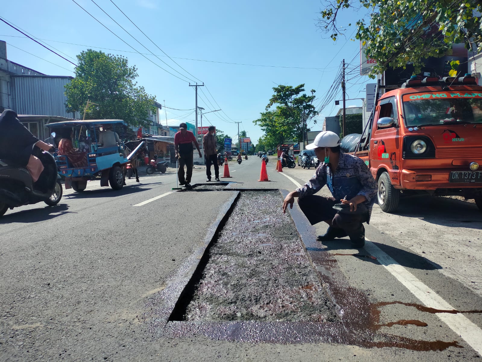 Ruas Jalan Wakul – Ketejer Ditangani, Dewan LWJ Beri Apresiasi Bina Marga