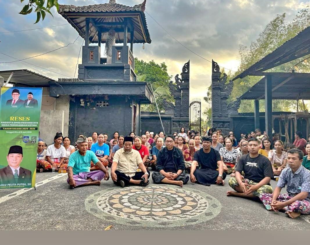 Reses di Komunitas Hindu, Lalu Pelita Tegaskan Komitmen Perjuangkan Aspirasi