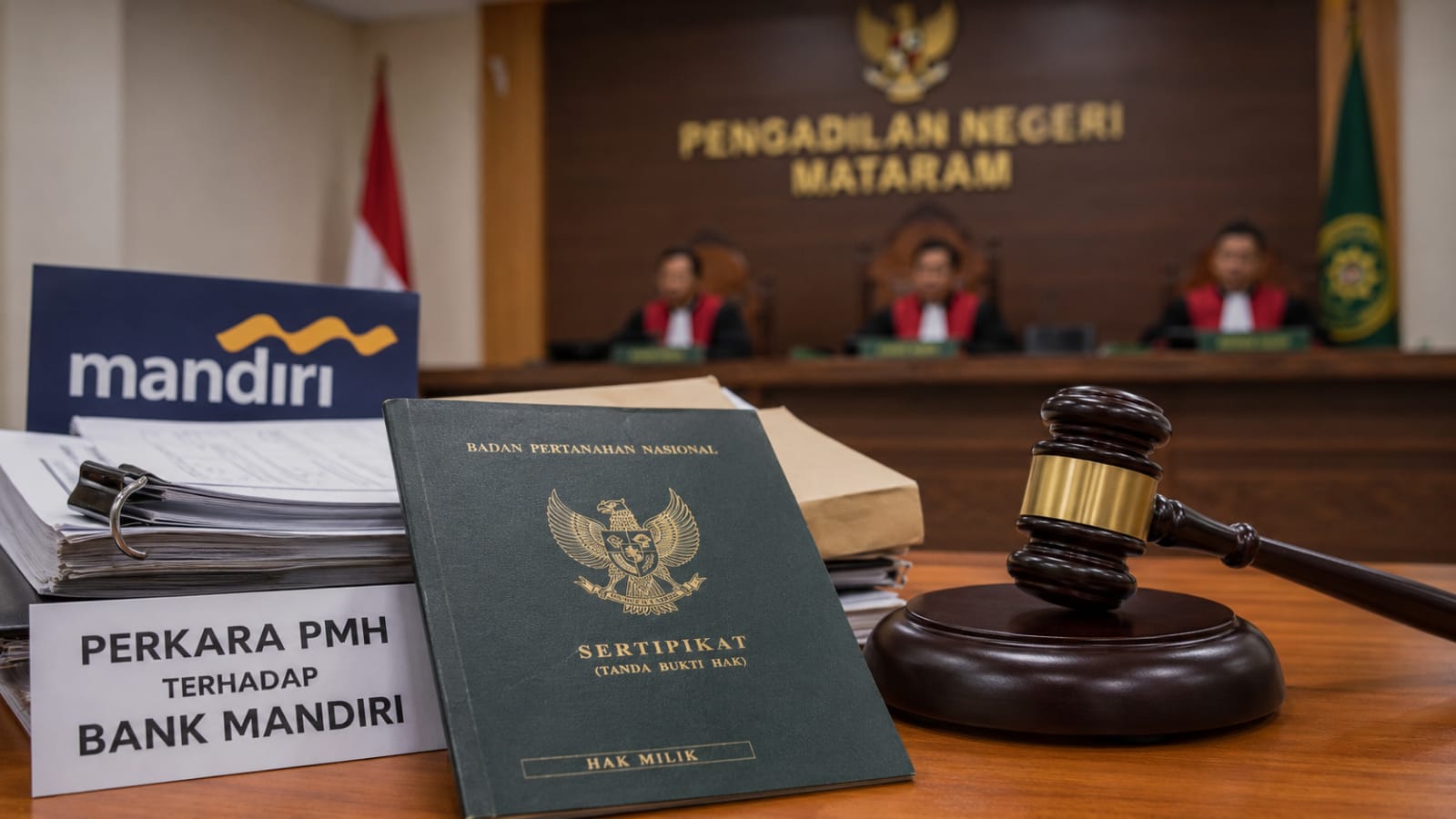 Pengusaha dan Advokat NTB Gugat Bank Mandiri Rp6,5 Miliar, Klaim SHM Agunan Ditahan Meski Kredit Sudah Lunas ‎