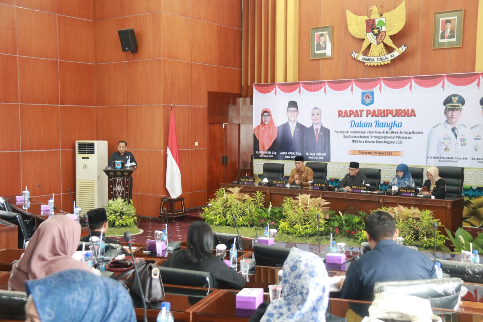 Fraksi-fraksi DPRD Mataram Setujui Pembahasan Raperda Pertanggungjawaban APBD 2025, Soroti SiLPA hingga Optimalisasi PAD