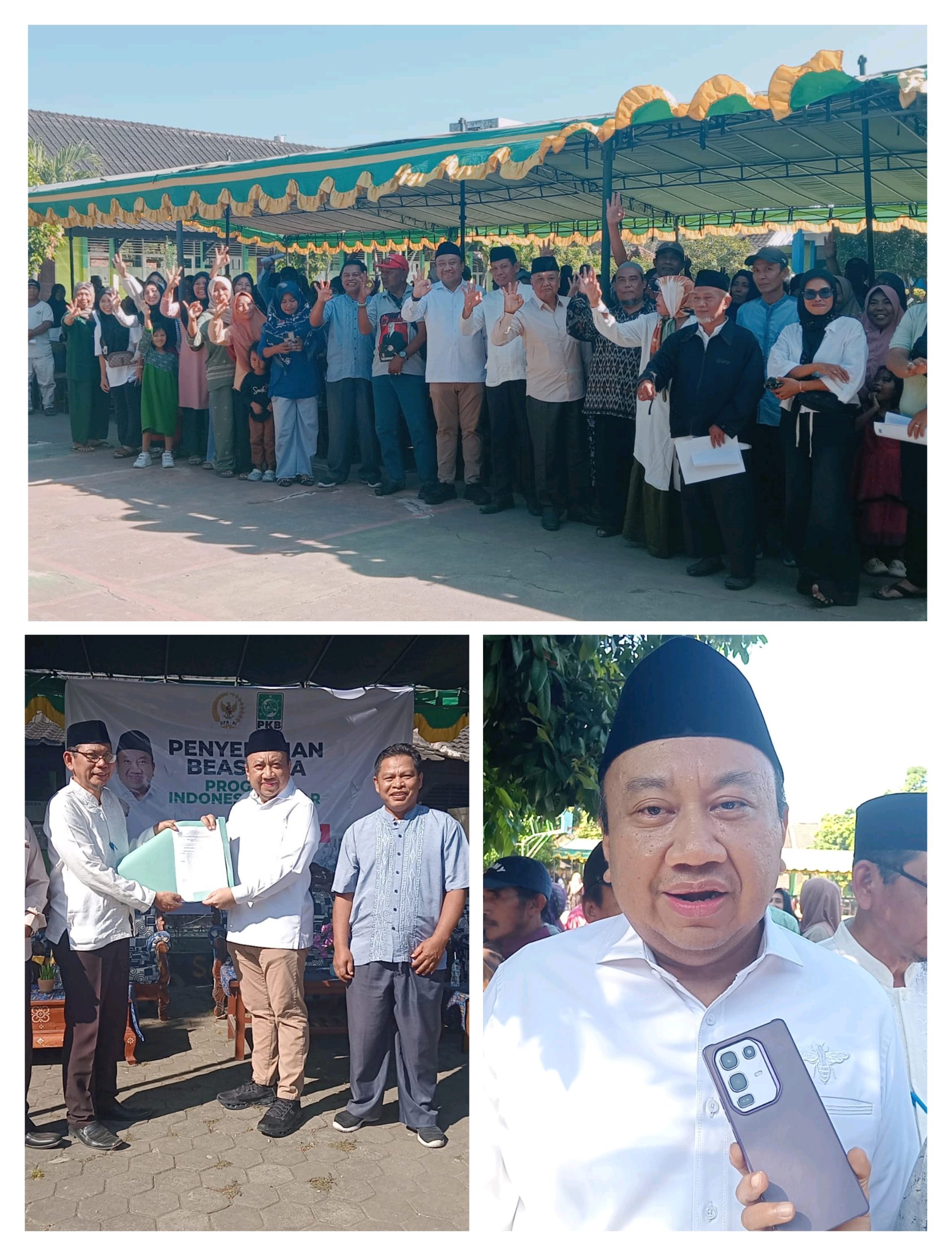 Terget Wajib Belajar 13 Tahun, Miq Ari Serahkan Bantuan Beasiswa Kepada 587 Siswa Lewat Program PIP