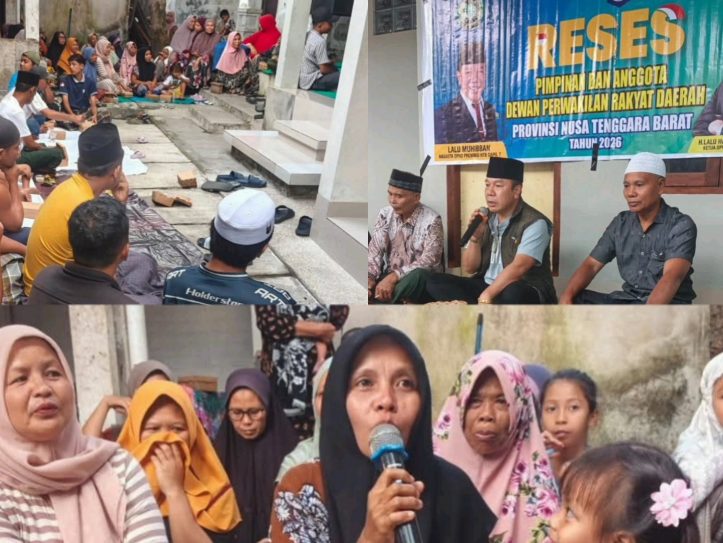 Reses LMB di Darmaji Kopang, Aspirasi Perbaikan Infrastruktur dan Jalan Lingkungan Masih Dominan
