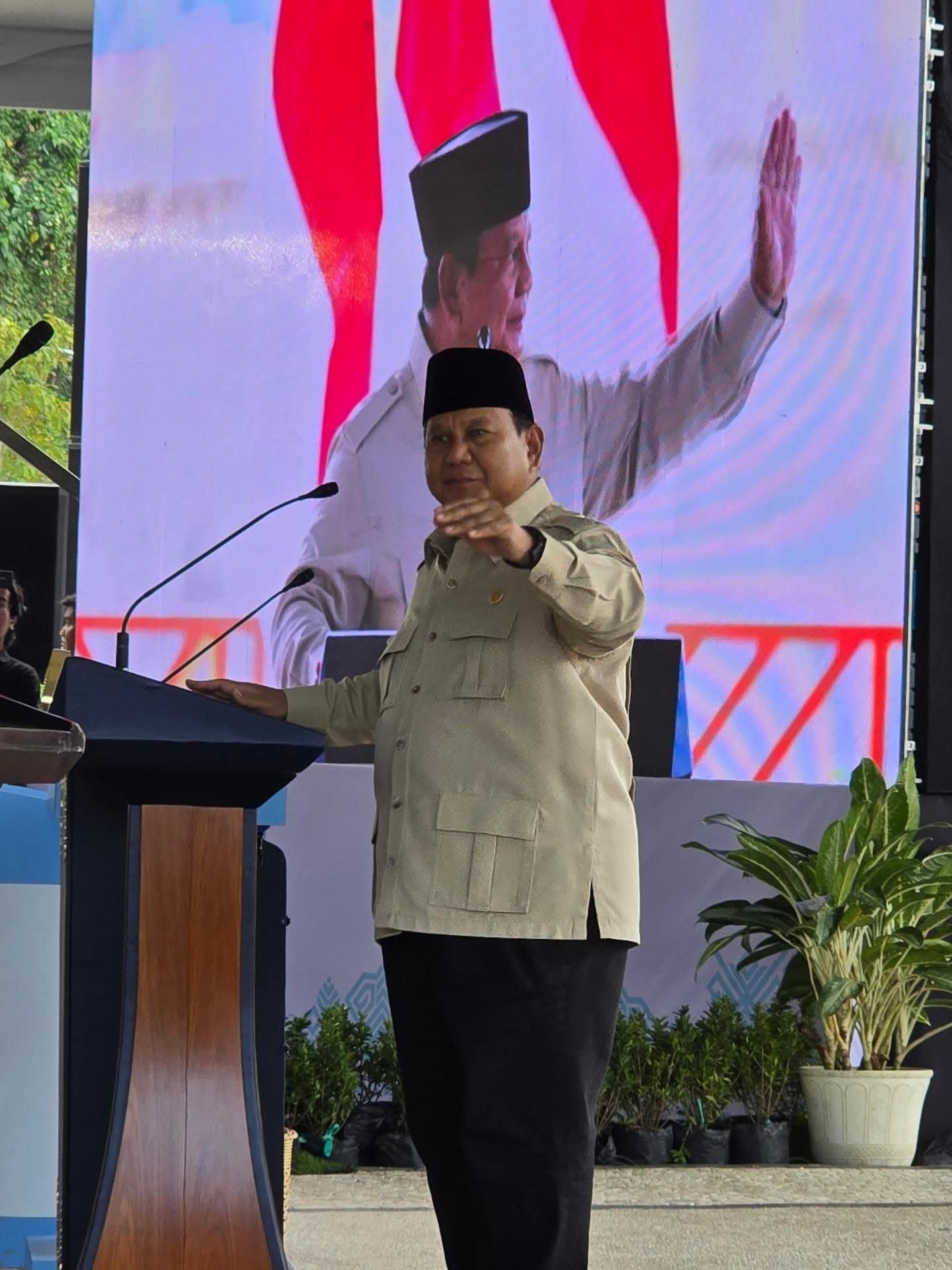 Resmikan Bendungan Meninting, Presiden Prabowo Sadar Banyak Hutang Budi pada Masyarakat NTB