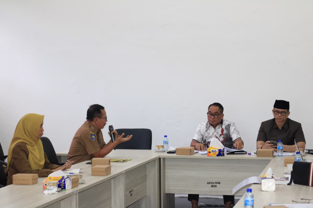 BRIDA NTB Sampaikan Capaian Kinerja kepada Komisi IV DPRD