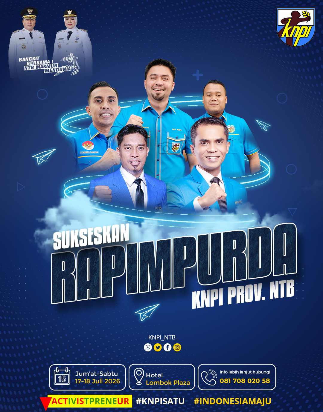 KNPI NTB Gelar Rapimpurda Bahas Persiapan Musda dan Konsolidasi OKP
