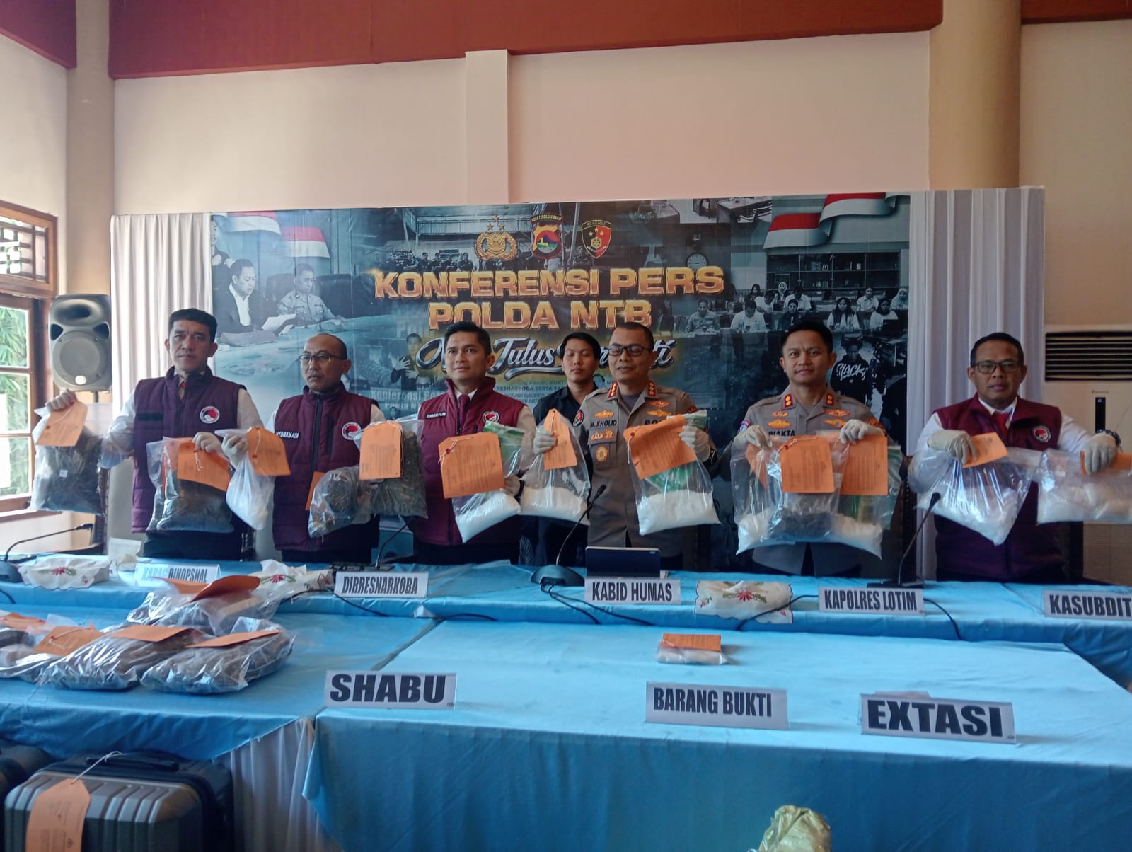 Kapolda NTB Ungkap 61 Kasus dalam Satu bulan, 86 Orang Tersangka Diamankan