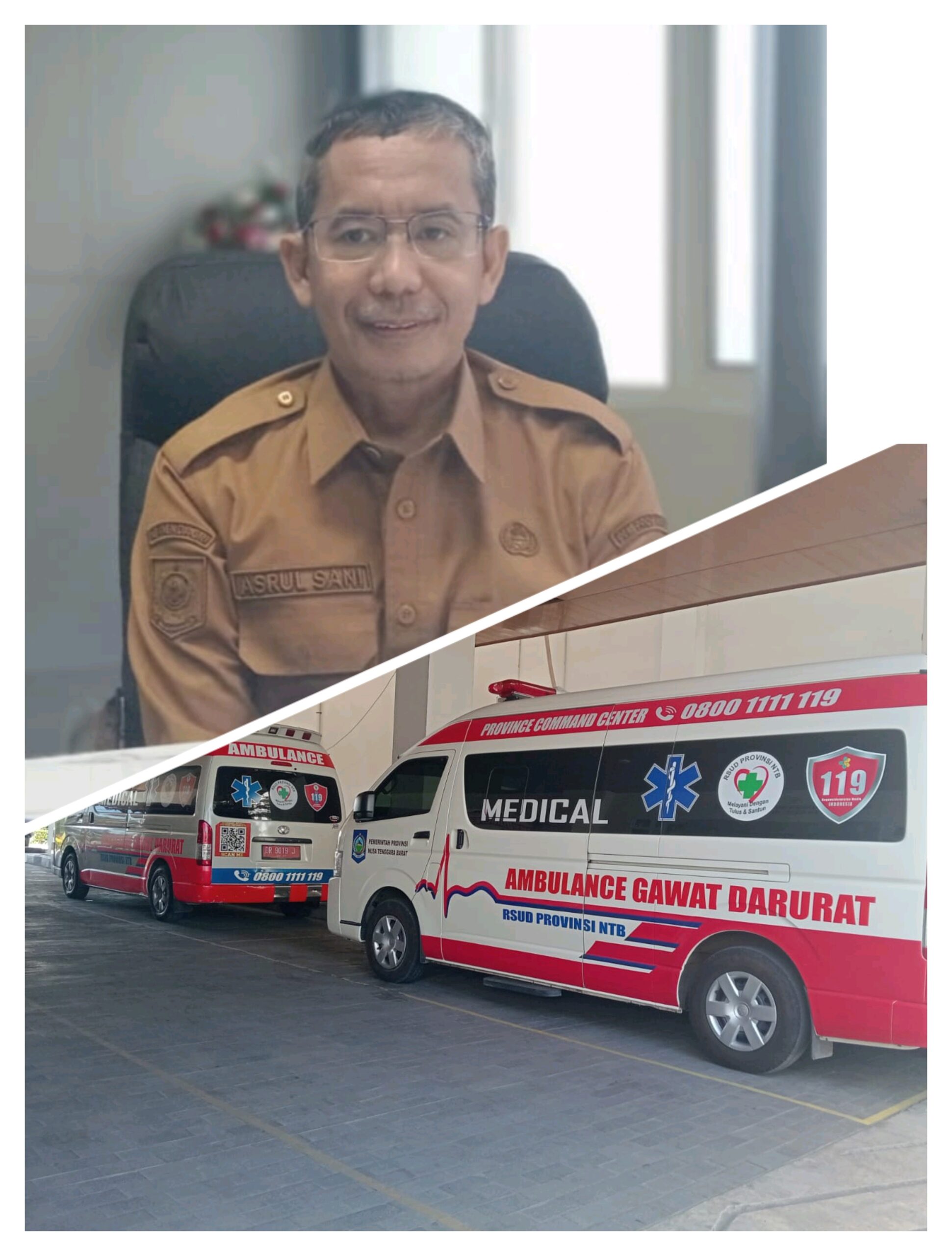 Pemulangan Jenazah dari RSUD NTB dengan Layanan Ambulance Ditanggung Pemda asal